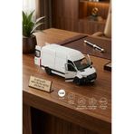 Kinsmart Mercedes-Benz Sprinter 1:48 Ölçek Metal Çek Bırak Oyuncak Minibüs - Beyaz Model Araba