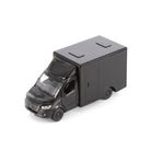 Kinsmart Mercedes Sprinter Metal Diecast Kamyonet, Beyaz, Çek Bırak Oyuncak Araç (Siyah)