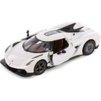 Kinsmart Metal Çek Bırak Araba Koenigsegg Jesko Absolut 1/36 Ölçekli - Beyaz