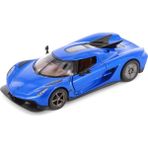 Kinsmart Metal Çek Bırak Araba Koenigsegg Jesko Absolut 1/36 Ölçekli - Mavi