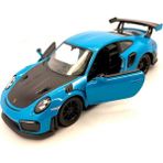 Kinsmart Turkuaz Çek Bırak Porsche 911 Gt2 Rs Oyuncak Araba