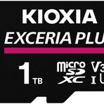 Kioxia FLA 1 TB microSD Exceria Plus Uhs1 R98 Hafıza Kartı Siyah