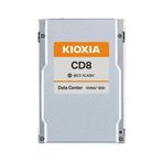 Kioxia KCD8XRUG3T84 3.84TB CD8-R NVMe 1.4 7100 PCIe 4.0 2.5inch 15mm 3D TLC 7200MB/s Okuma 3800MB/s Yazma SSD