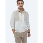 Kip Beyaz Regular Fit Kapüşonlu Casual Dokuma Mont