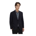 Kip Desenli Modern Fit Blazer Ceket, 56, 50698, siyah, Erkek