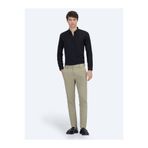 Kip Deve Tüyü Düz Dokuma Regular Fit Casual Pamuk Karışımlı Pantolon