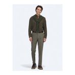 Kip Dokuma Jogging Fit Casual Yün Karışımlı Pantolon, 30, 51282, Haki, Erkek