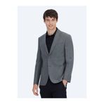 Kip Düz Modern Fit Yün Karışımlı Ceket, 46, 10155079, Çok Renkli, Erkek