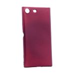 Kip GSM Sony Xperia M5 Kılıf Soft Renkli Yumuşak Premier Silikon - Mürdüm