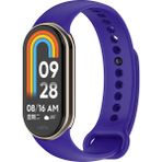 Kip GSM Xiaomi Mi Band 8 Serisi Klasik Yumuşak Silikon Kordon - Suya Dayanıklı, Kolay Açılıp Kapanan Ergonomik Strap Kayış - mi band 16 - Mor