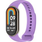 Kip GSM Xiaomi Mi Band 9 Serisi Klasik Yumuşak Silikon Kordon - Suya Dayanıklı, Kolay Açılıp Kapanan Ergonomik Strap Kayış - Lila