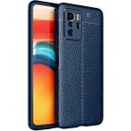 Kip GSM Xiaomi Poco X3 Gt Kılıf Deri Görünümlü Niss Silikon Kapak - Lacivert