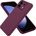 Kip GSM Xiaomi Redmi Note 13 Pro 4g Kılıf Kamera Korumalı Içi Kadife Lansman Silikon kapak - Koyu Mor