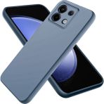 Kip GSM Xiaomi Redmi Note 13 Pro 4g Kılıf Kamera Korumalı Içi Kadife Lansman Silikon kapak - Lacivert