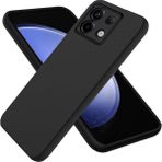 Kip GSM Xiaomi Redmi Note 13 Pro 4g Kılıf Kamera Korumalı Içi Kadife Lansman Silikon kapak - Siyah