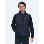 Kip Koyu Mint Regular Fit Dik Yaka Casual Dokuma Spor Yelek