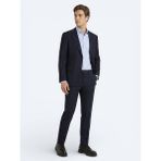 Kip Lacivert Düz Modern Fit Yün Karışımlı Takım Elbise - 8 Drop - 54