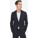 Kip Siyah Düz Fitted Fit Örme Takım Elbise - 58
