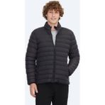 Kip Siyah Regular Fit Dik Yaka Casual Mont Erkekler İçin Orta Kalınlıkta Şık Tasarım - XL