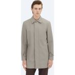 Kip Vizon Regular Fit Bebe Yaka Casual Dokuma Pardesü - 2XL