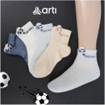 Kıpırık Baby 4 Adet Erkek Çocuk Football Topu Desenli Soket Çorap - 5 - 6 Yaş - Çok Renkli