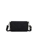 Kipling Aras Small Shoulder Bag Omuz Çantası, Standart, 24S.WOÇ.MEB.0028, Cosmic Black, Kadın