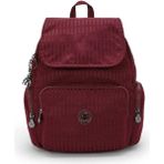 Kipling City Zip S Küçük Boy Sırt Çantası - Bordo