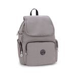 Kipling City Zip S Küçük Boy Sırt Çantası Gri, Tek Ebat, KI80294SY, GRİ, kadın