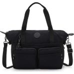 Kipling Kıplıng New Art Duo Pocket Büyük Boy Omuz Çantası - 000-Siyah
