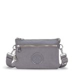 Kipling Riri Zip Charm Kadın Mini Omuz Çantası,Gri Standart