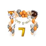 Kipri Tilki Folyolu Balon Zincir Set, 7