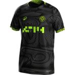Kipsta Yetişkin Futbol Forması - Siyah/Neon Sarı - Viralto II - XL - Siyah - Sarı
