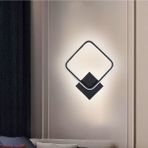 Kira Aplik Siyah Renk Gün Işığı Ledli Banyo - Mutfak - Salon LED Duvar Aplik - Metal