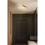 Kira Modern Tasarım Beyaz Renk Salon - Mutfak - Hol Beyaz LED 2 Li Avize - Metal