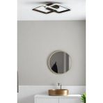 Kira Modern Tasarım Bronz Renk Salon - Mutfak - Hol Beyaz LED 2 Li Avize
