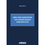 Kira Sözleşmesinde Yan Giderlerden Sorumluluk - On İki Levha Yayıncılık