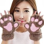 Kiralove polar - pençe eldiven - bej - tek beden herkese uyar - orijinal hediye fikri - mükemmel kalite