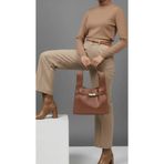 KIRASE Tarz Model Kullanışlı Shopper Bag Kemer Aksesuarlı Omuz Çantası