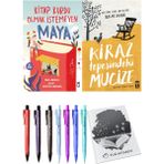 Kiraz Tepesindeki Mucize ve Kitap Kurdu Olmak İstemeyen Maya 2'li Set - Kalem