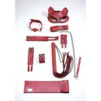 Kırbaç Kelepçe Set, 'ı Set, Ayak El Kelepçesi, Maske, Ağız Topu