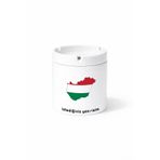 Kirbi Reklam Bayrak Macaristan Bayrağı Hungary Çizim Ülke Baskılı Kül Tablası Küllük Hediye