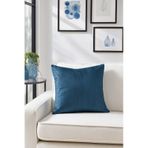Kırçıllı Kadife Kırlent Kılıfı Lacivert 50x50 Lacivert
