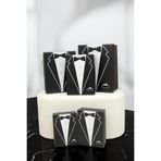 Kırçova Tekstil BÜYÜK BOY XXL-5 - Damat Bohçası - Damat Kutusu - Çeyiz Kutusu Sert Malzeme Hediye Seti 5'li Set