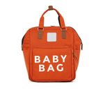 Kiremit Baby Bag Baskılı Cepli Anne Bebek Bakım Sırt Çantası M000005163