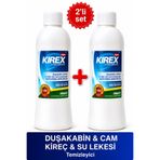 KİREX Duşakabin Kireç ve Su Lekesi Temizleyici Cam Fayans Kireç Sökücü Jel 2x500ml