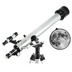 Kırılan Astronomik Teleskop, 900x60 mm Büyük Diyafram Uzun Odak Uzunluğu Giriş Seviyesi Yüksek Çözünürlüklü Yüksek Büyütme Teleskop Taşınabilir Tripod ile
