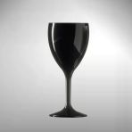 Kırılmaz Şarap Kadehi Siyah 255Ml