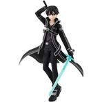 Kirito iki elli kılıç dövüş figürü heykel Kirigaya Kazuto aksiyon figürü Anime model süs 18 cm