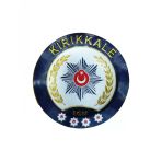 Kırkkale Polis Kol Arması 3D Plastik Tpu, Yeni Tip, Cırtlı, Standart Ölçü, 1.Sınıf Kalite