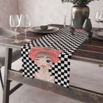 Kırlent Dünyası Fashion Girl Dekoratif Runner - 45 x 140 cm - Renkli
